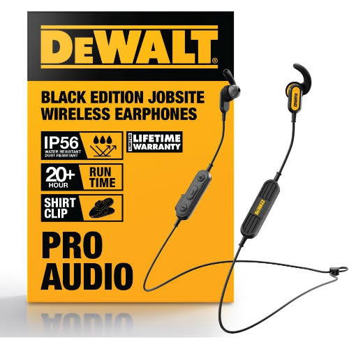 AUDIFONOS CON BANDA PARA CUELLO BLUETOOTH 5.2 INALAMBRICOS DEWALT IP56 DXMA19099354