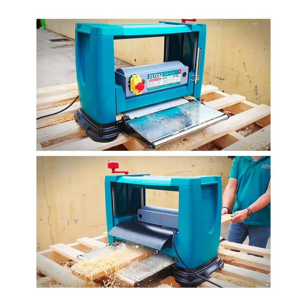 CEPILLADORA AUTOPLANER 1500W 9000RPM INDUSTRIAL TOTAL - FT - TTKP150013