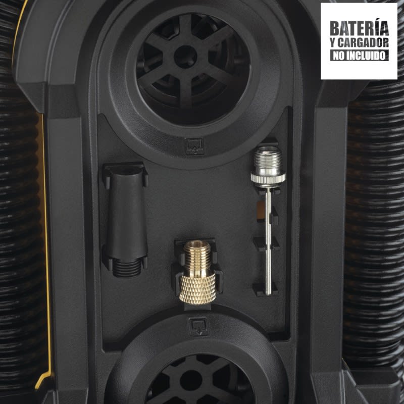 INFLADOR DE AIRE 20 V 3-160 PSI BARETOOL (SIN BATERIAS /SIN CARGADOR) DEWALT DCC020IB5