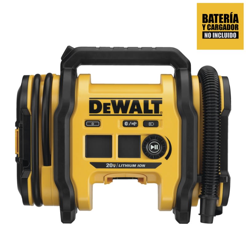 INFLADOR DE AIRE CON CABLE / INALÁMBRICO 20V DEWALT DCC020IB9