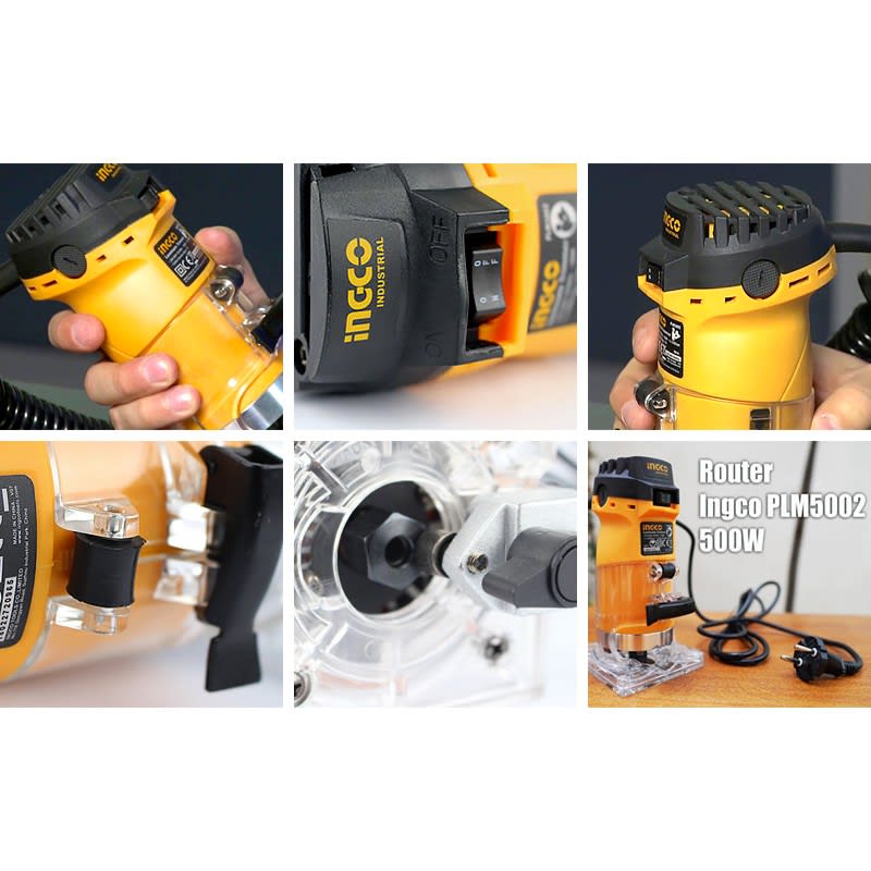 RUTEADORA DE CANTO 500 W. PLM5002 