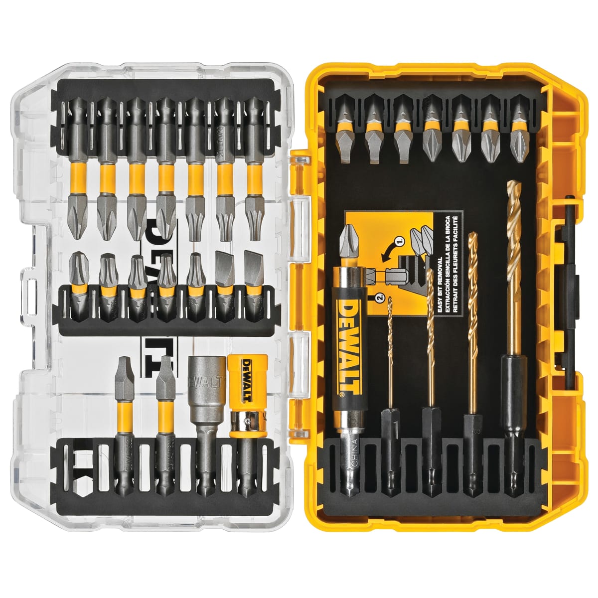 KIT DE 32 PIEZAS PUNTAS Y BROCAS P/DESTORNILLADOR DEWALT DWA2SLS322