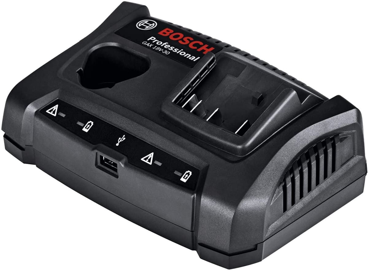CARGADOR MULTIPLE BOSCH GAX 18 V-30 (12/14,4/18/USB)1