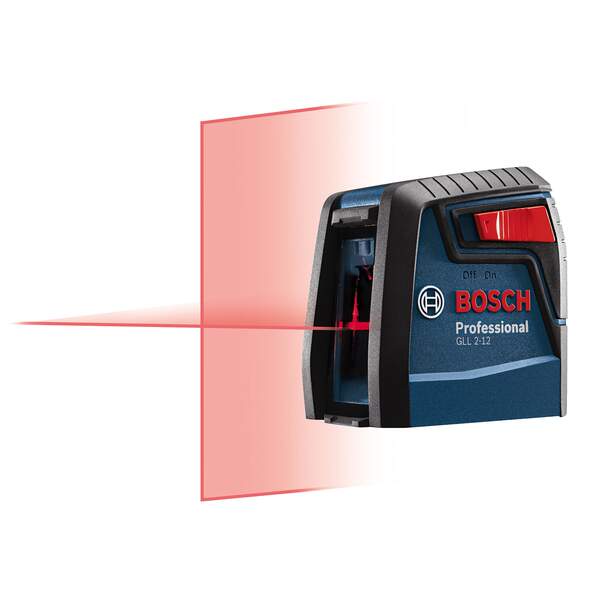 NIVEL LÁSER DE LÍNEAS CRUZADAS 12 M BOSCH GLL 2-123