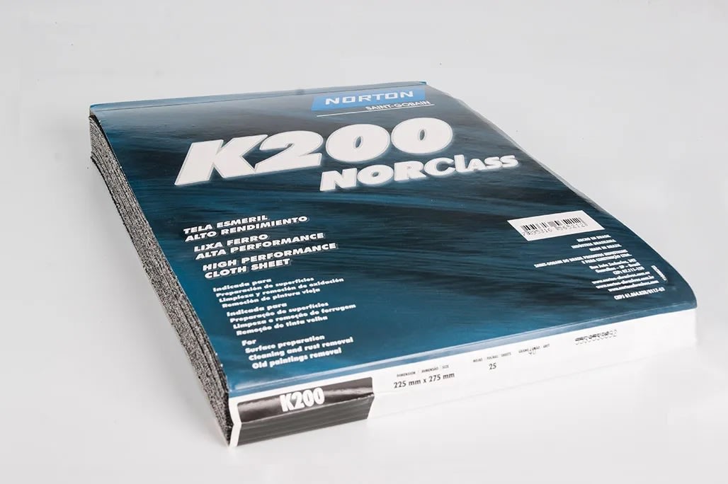 LIJA METAL/TELA ESMERIL K 200, PLG GR 100 2