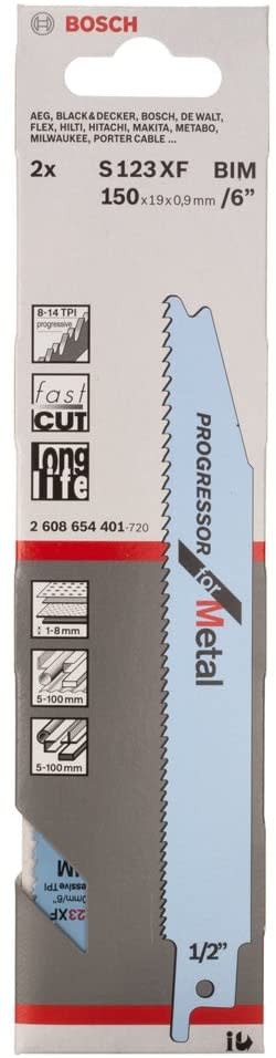 Cuchila para Sierra Sable  S 123 XF.PROGRESSOR. FOR METAL BOSCH              1