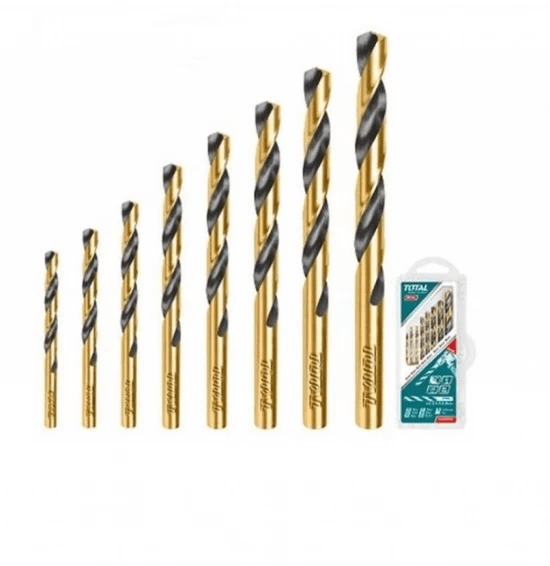 JUEGO DE BROCAS HELICOIDALES HSS 8PCS METAL TOTAL - UTACSD08011