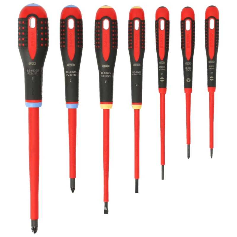 Juego de Desarmadores Aislados 7 PZS Bahco / BE-9888S1