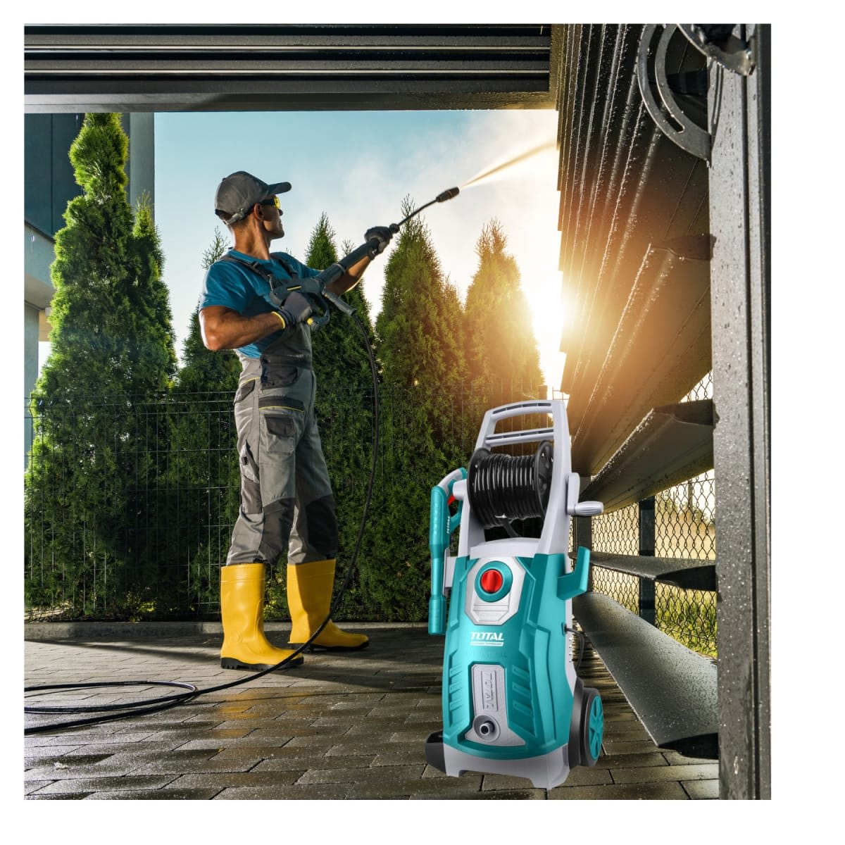 HIDROLAVADORA 2500W 160 BAR INDUSTRIAL TOTAL / TGT11246-52