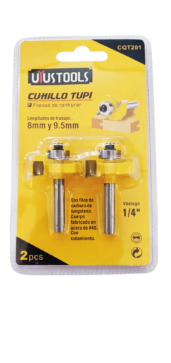 JUEGO DE FRESAS PARA RANURA 1/4