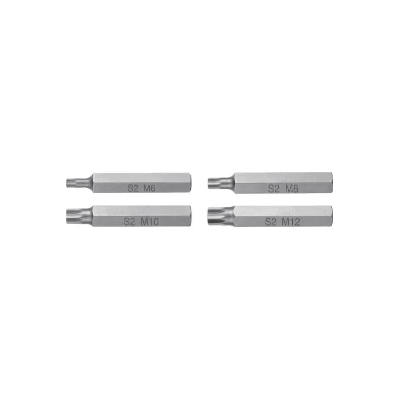 Juegos de 4 puntas Bristol combinadas M6 M8 M10 M12 x75mm, Truper 127152