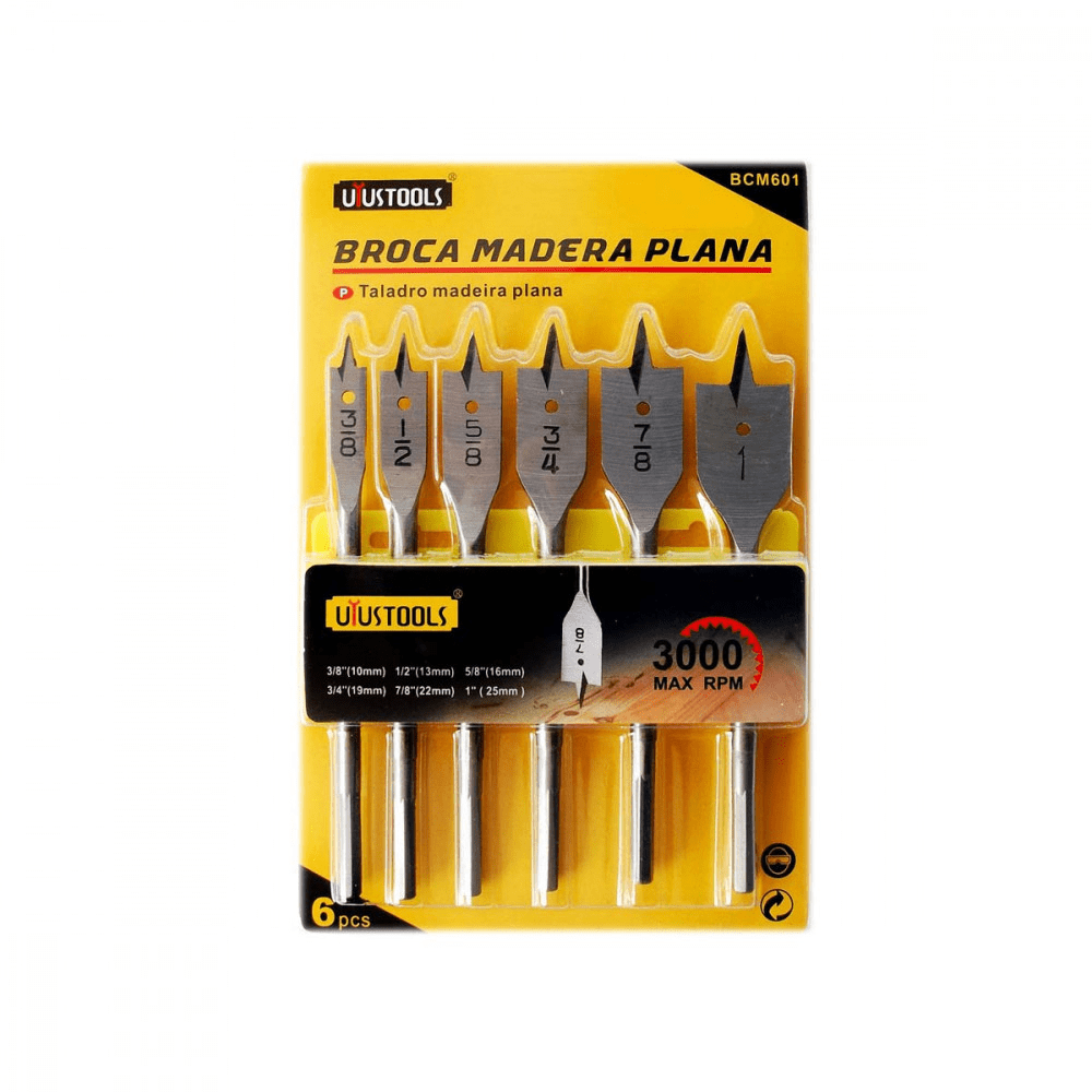 Juego de brocas paleta 6 Pcs Uyustools - BCM6011