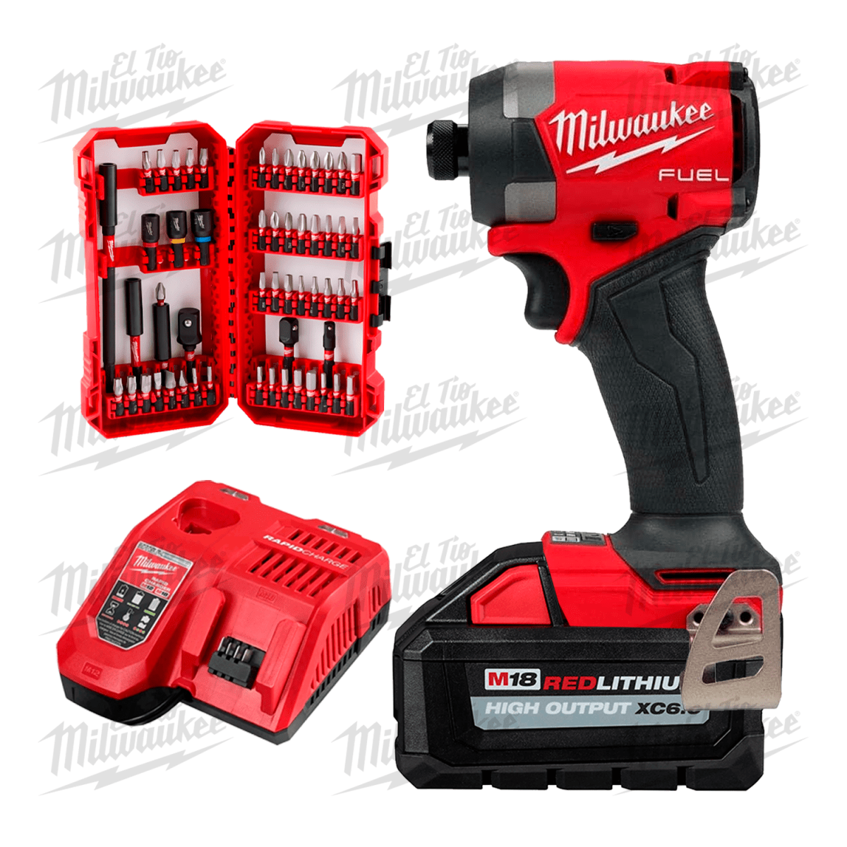 KIT ATORNILLADOR M18 FUEL MILWAUKEE 2953-201