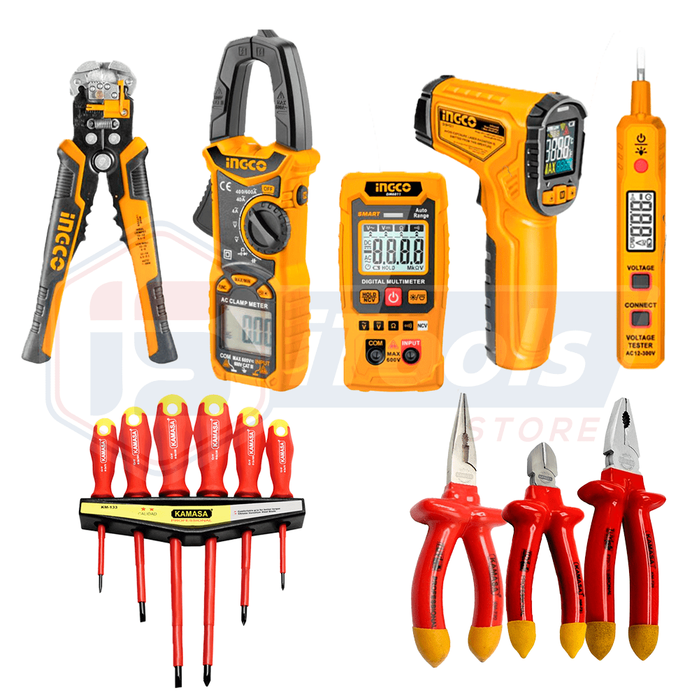 JUEGO DE 5 INSTRUMENTOS DE PRUEBA ELECTRICA COS23056 INGCO1