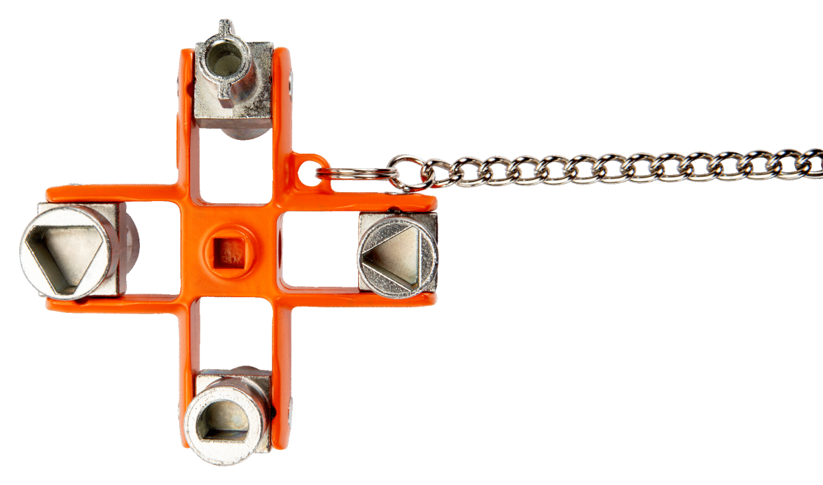 Llave 9 en 1 para armarios de control bahco / MK92