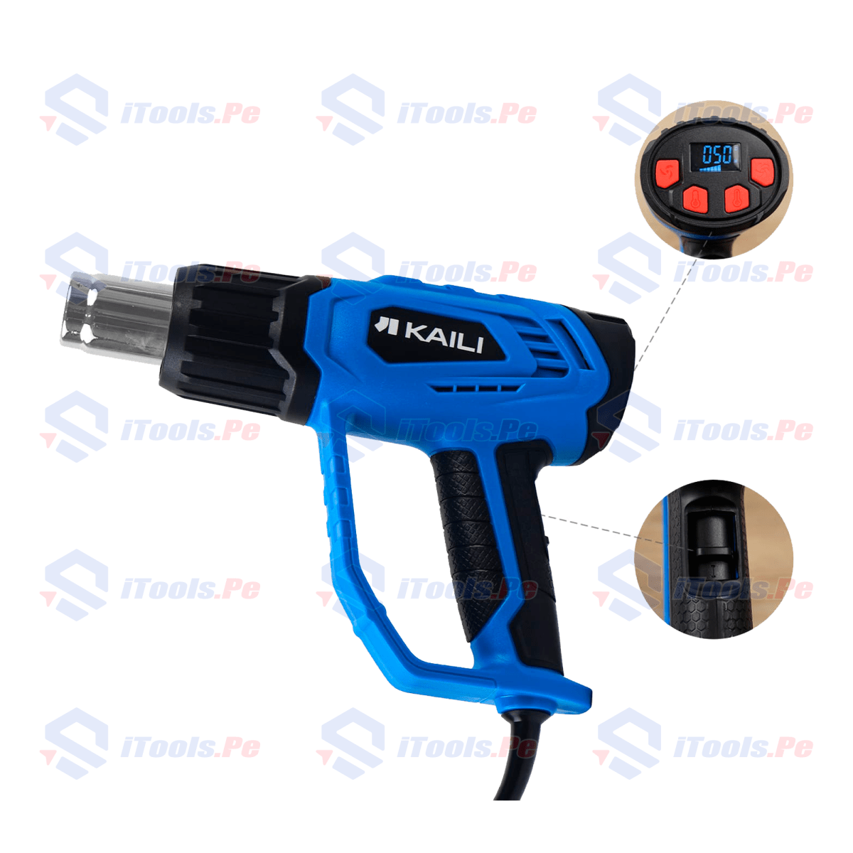 PISTOLA DE CALOR DIGITAL 2000W KLP10432