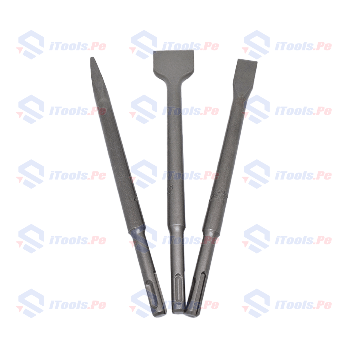 JGO DE CINCELES SDS-PLUS 3 PZAS (PUNTA,PLANO Y TIPO PALA) KAMASA KM-22761