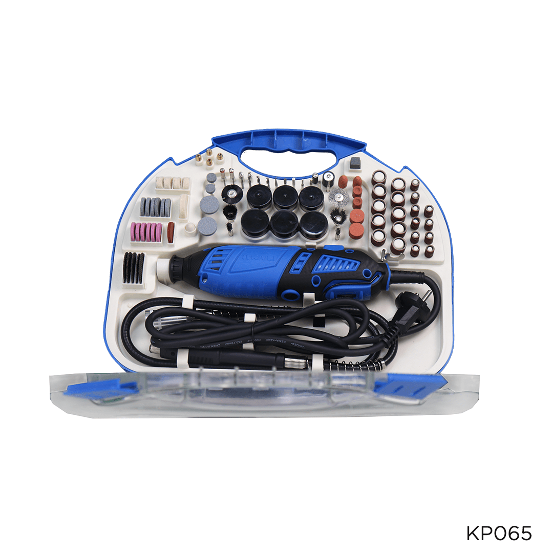 MINI ESMERIL 180W CON 211 ACCESORIOS + MALETIN  KAILI2