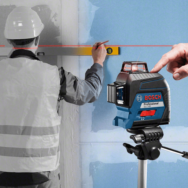 NIVEL LÁSER DE LÍNEAS 30 M 360° BOSCH GLL 3-805