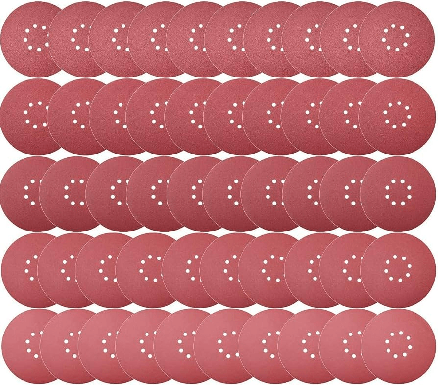 Disco lija con velcro 50 un/set 225mm gr100 uyustools - ljv91001