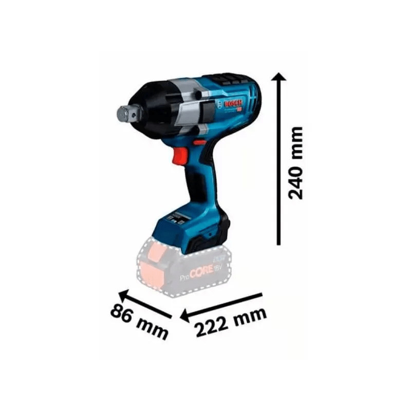Llave de Impacto GDS 18V-1050 H Biturbo 3/4