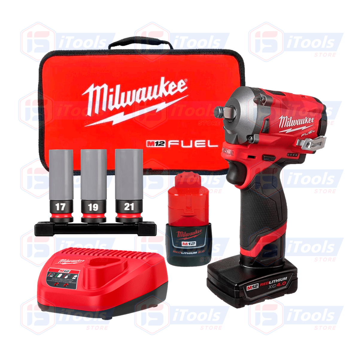 COMBO LLAVE DE IMPACTO DE 1/2