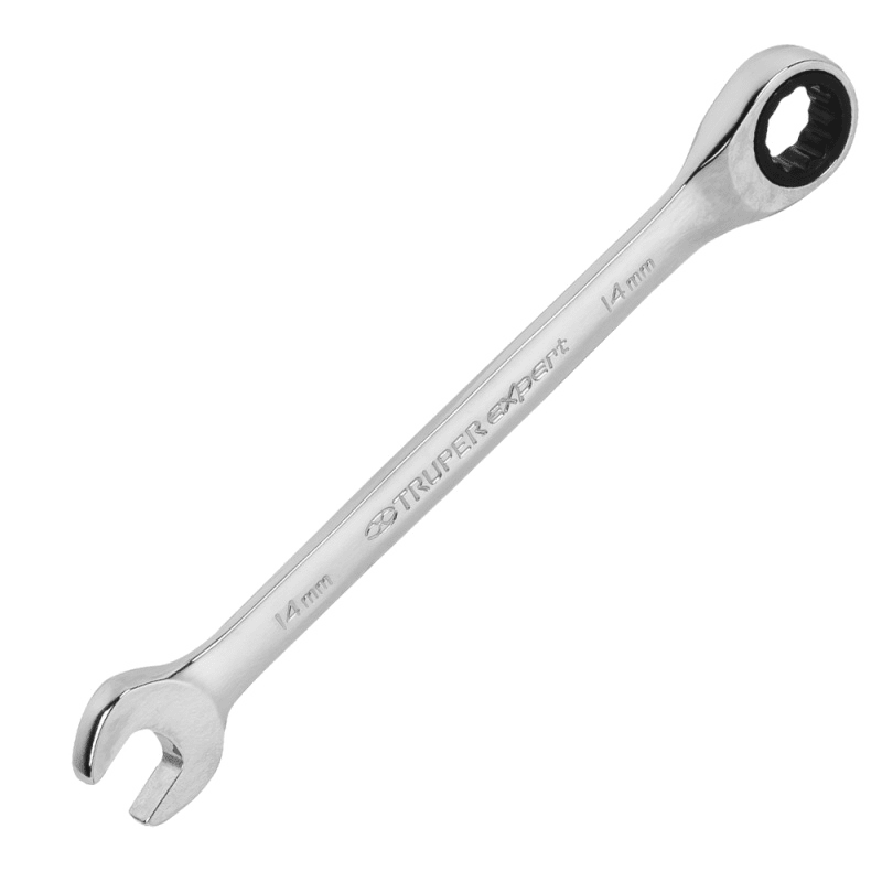 Llave mixta con rachet 14mm x 186mm truper 157461