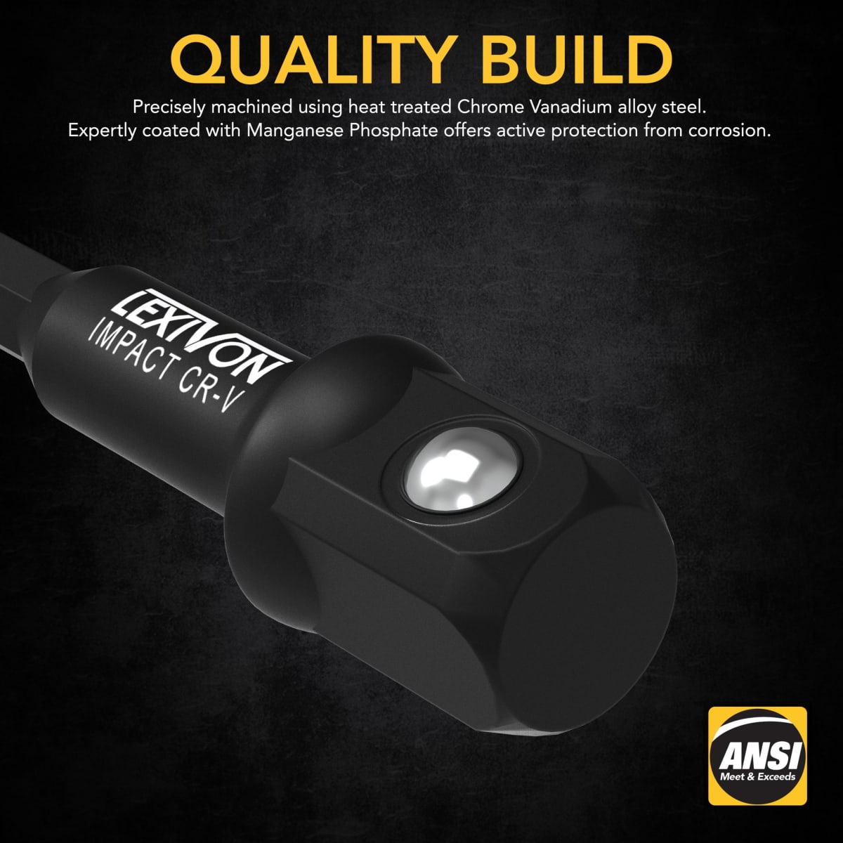 JUEGO DE ADAPTADORES DE DADO DE GRADO DE IMPACTO 3 PIEZAS DE 1/4