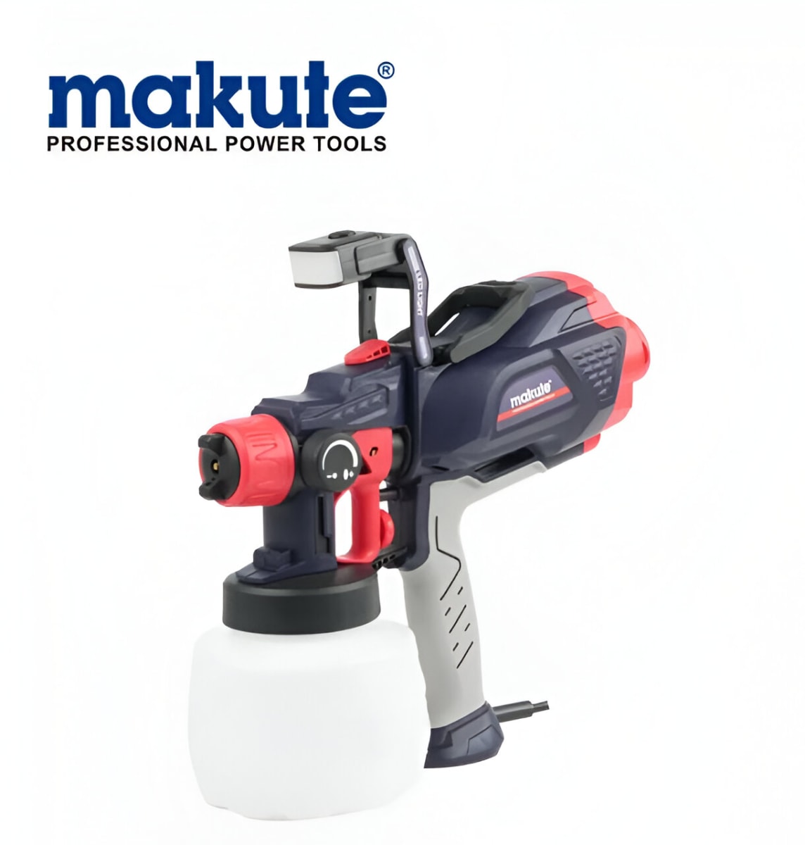 PISTOLA PARA PINTAR 550W 1200ML MAKUTE CON LUZ LED/ SG1312