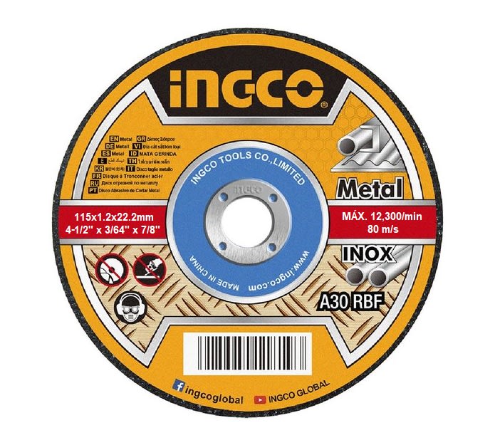 DISCO CORTE METAL 4.1/2