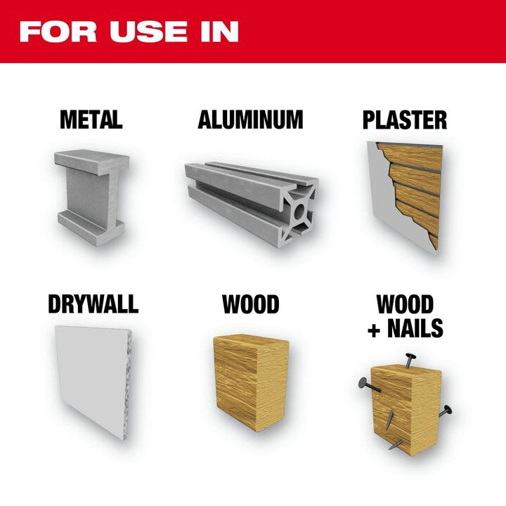 KIT DE 10 PIEZAS DE SIERRA DE CORONA BIMETALICA/MILWAUKEE 49-22-4039 3