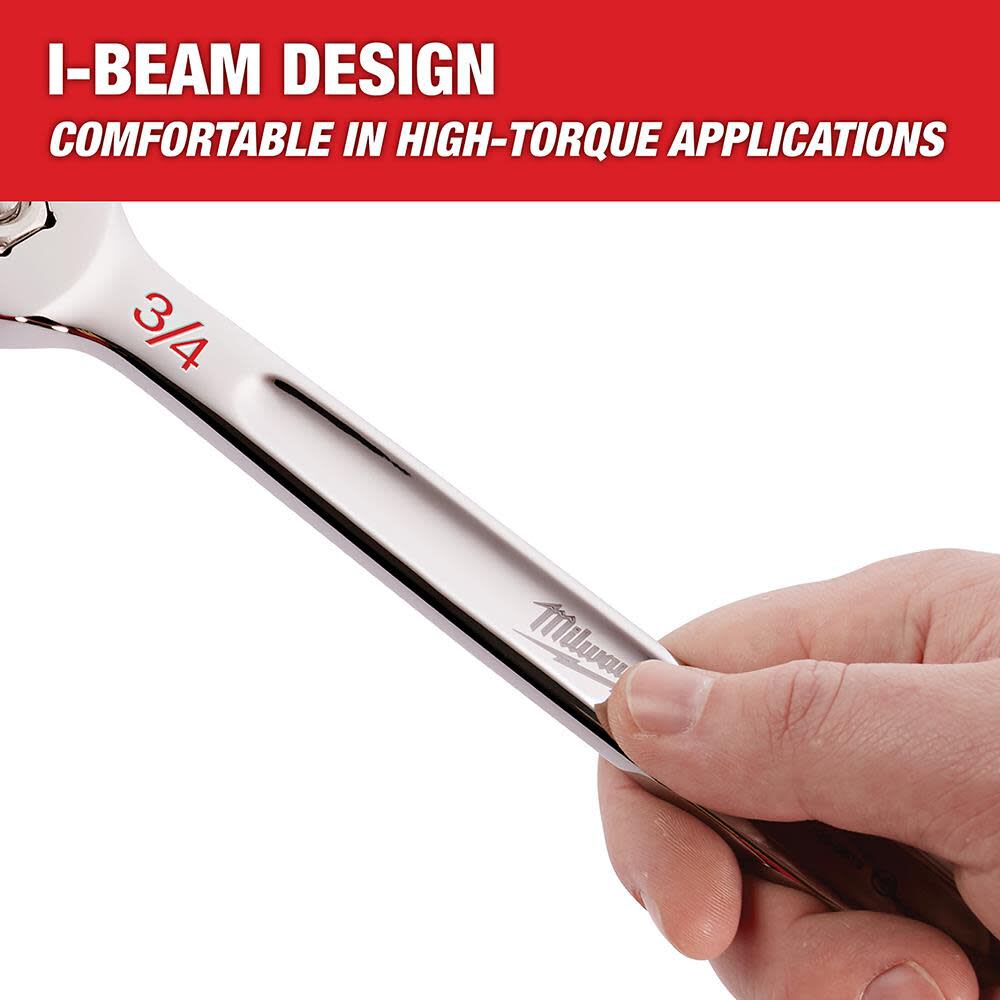 JUEGO DE LLAVES COMBINADAS MILWAUKEE DE 15 PIEZAS - MÉTRICAS 48-22-95156