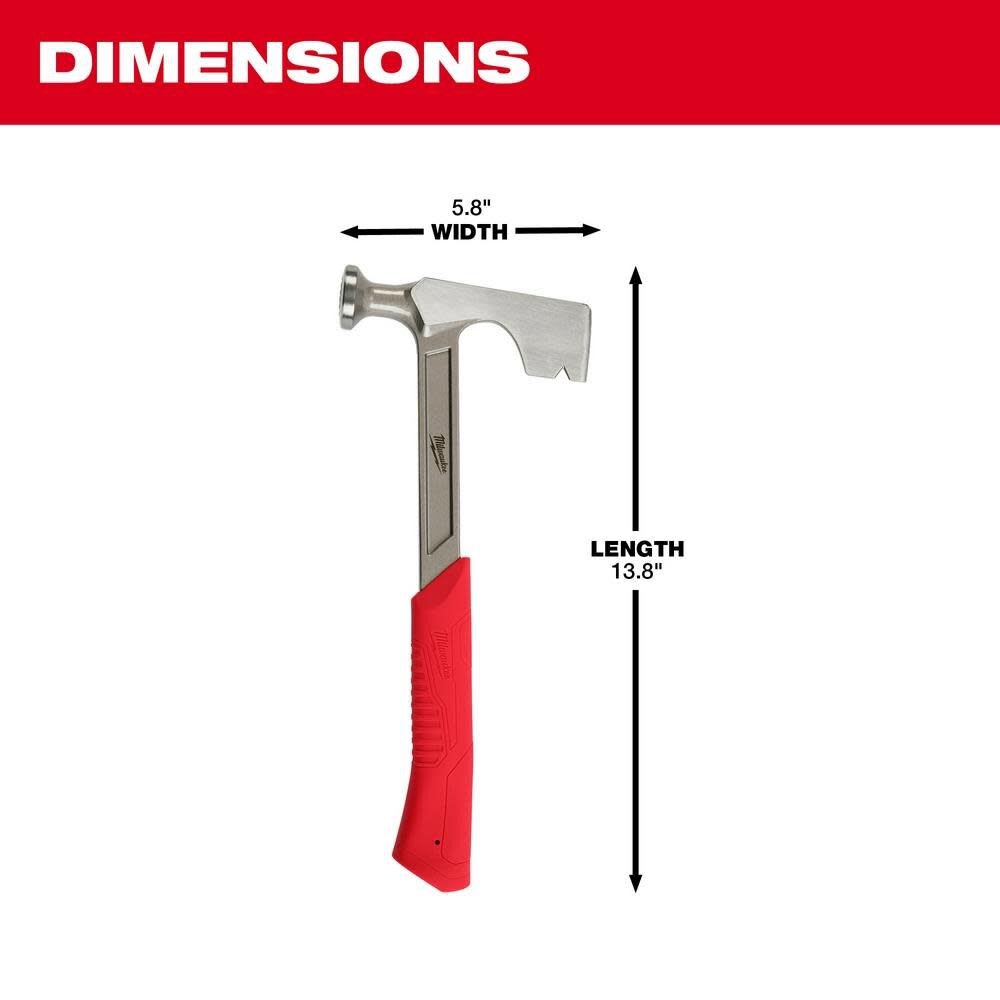Martillo para paneles de yeso Milwaukee de 15 oz 48-22-906010