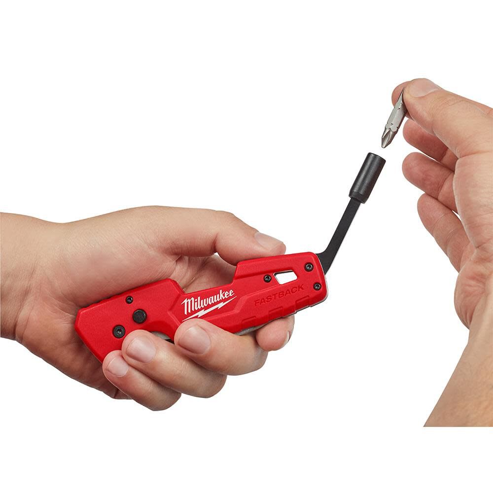 CUCHILLA PLEGABLE 5 EN 1 FASTBACK MILWAUKEE2