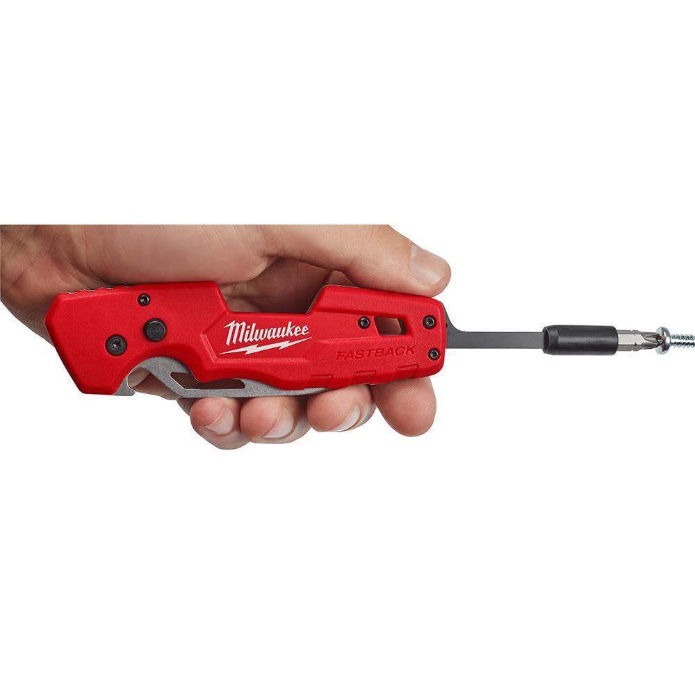 CUCHILLA PLEGABLE 5 EN 1 FASTBACK MILWAUKEE1