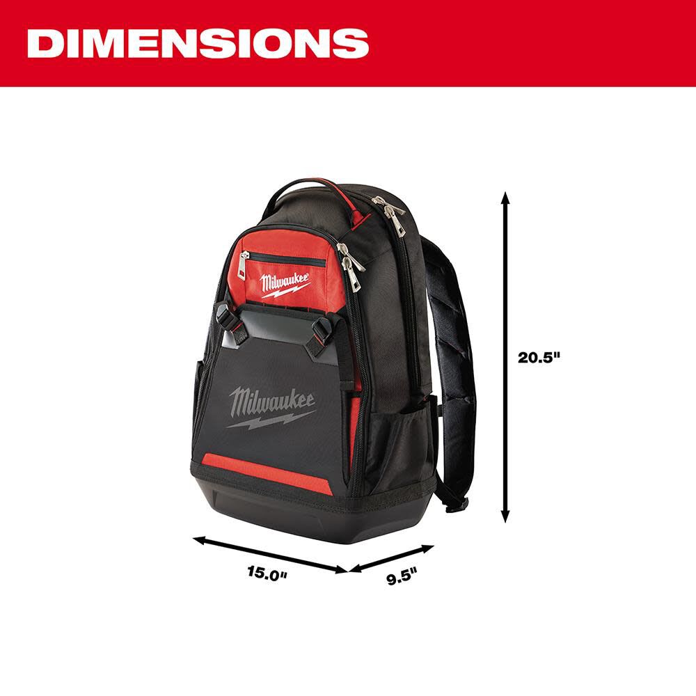 MOCHILA PORTAHERRAMIENTAS PARA TRABAJO 1680D MILWAUKEE 48-22-82007