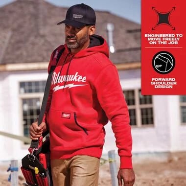 SUDADERAS CON CAPUCHA DE PESO MEDIO MILWAUKEE 352R-L2