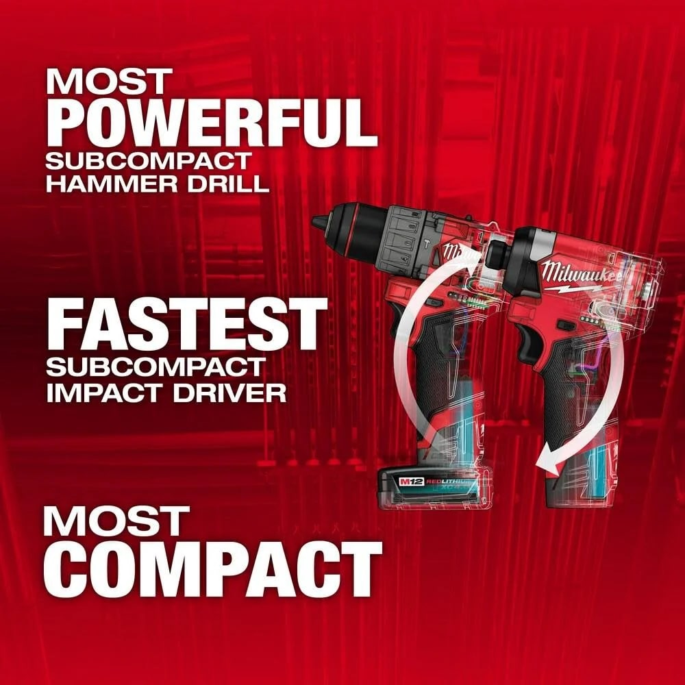 KIT COMBINADO INALAMBRICO M12 FUEL ULTIMA GENERACION MILWAUKEE / 3497-226