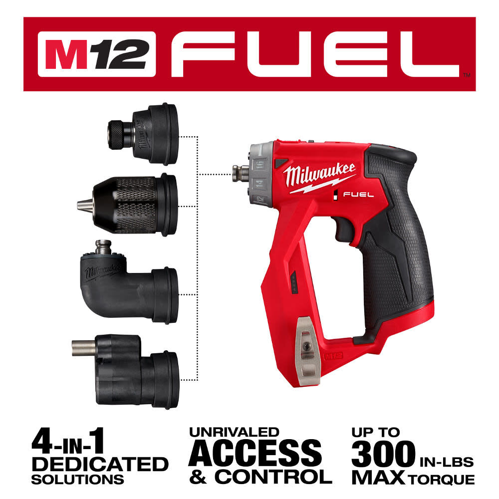 KIT DE TALADRO/DESTORNILLADOR DE INSTALACIÓN MILWAUKEE M12 FUEL7