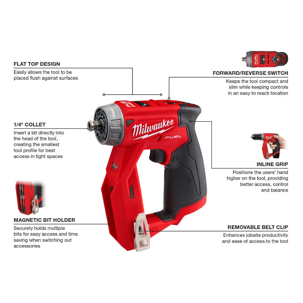 KIT DE TALADRO/DESTORNILLADOR DE INSTALACIÓN MILWAUKEE M12 FUEL5