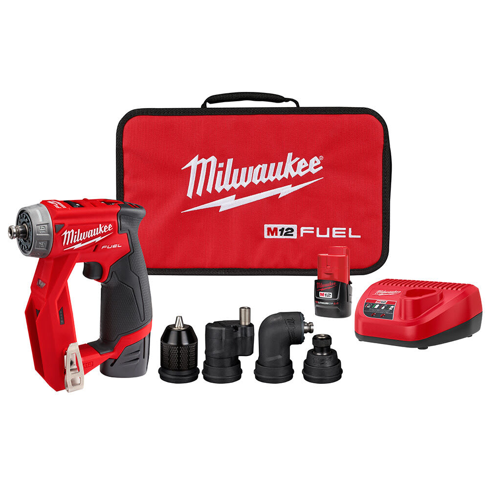 KIT DE TALADRO/DESTORNILLADOR DE INSTALACIÓN MILWAUKEE M12 FUEL10