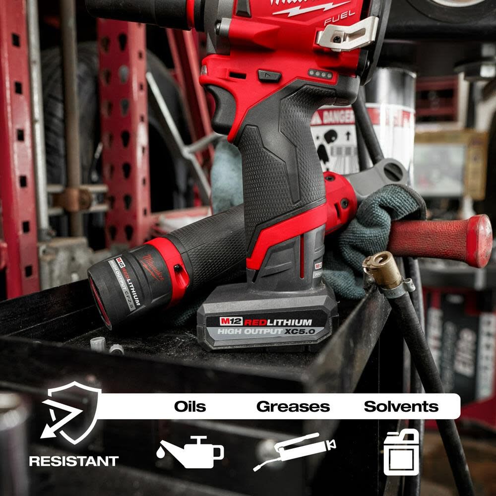 BATERÍA M12 REDLITHIUM ALTO SALIDA 5.0AH MILWAUKEE 48-11-24502
