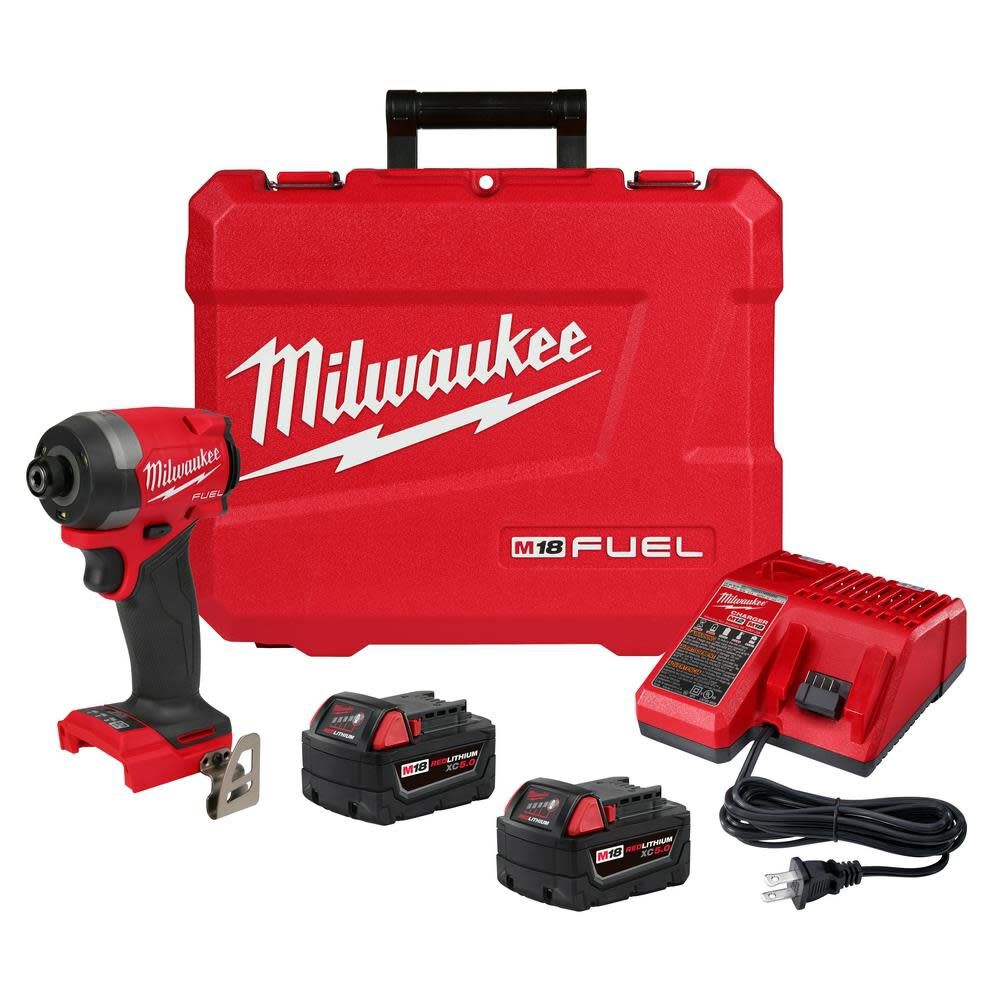 Kit de destornillador de impacto hexagonal Milwaukee M18 FUEL de 1/4