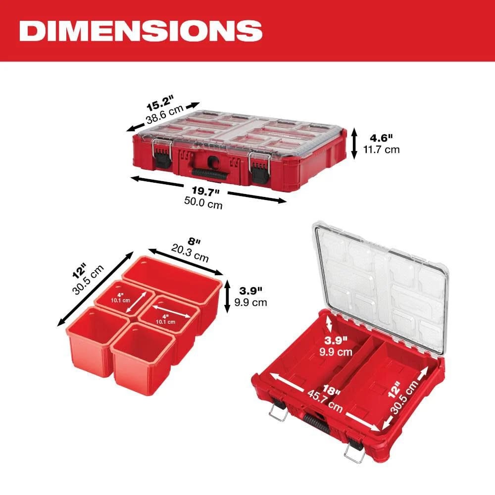 Organizador PACKOUT de Milwaukee6