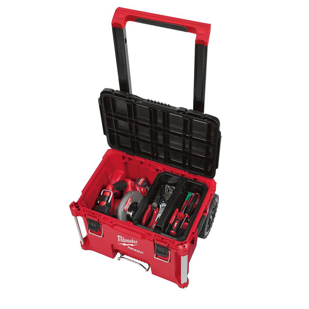 Caja de herramientas con ruedas PACKOUT de Milwaukee9