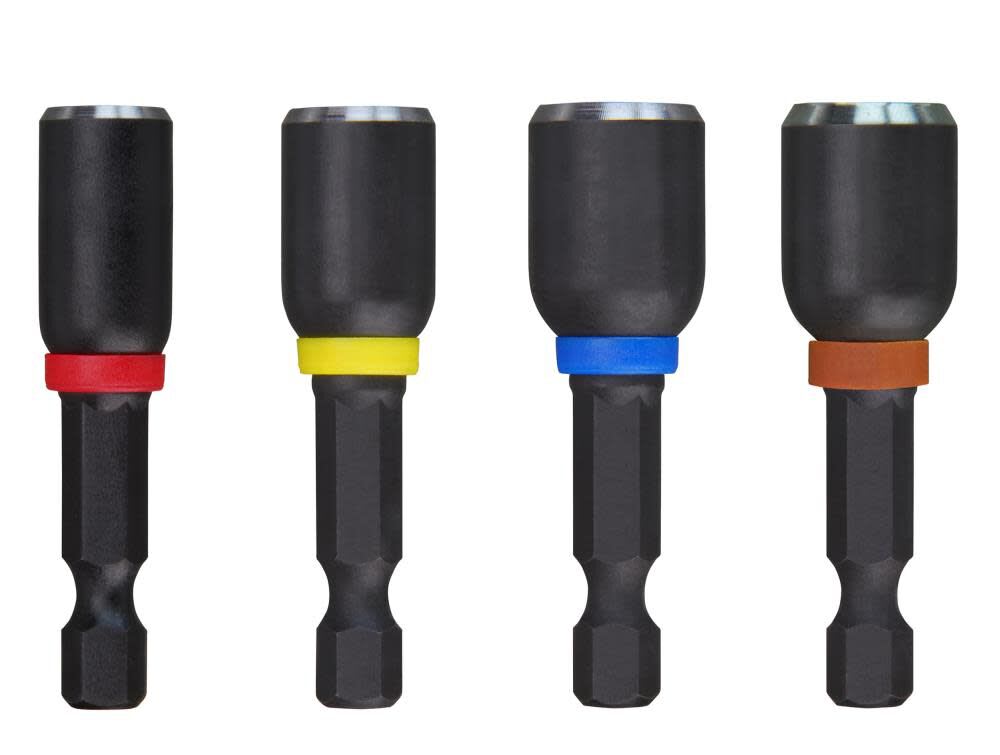 MILWAUKEE SHOCKWAVE IMPACT DUTY JUEGO DE LLAVES DE TUERCAS MAGNÉTICAS DE 1-7/8 PULGADAS, 4 PIEZAS1