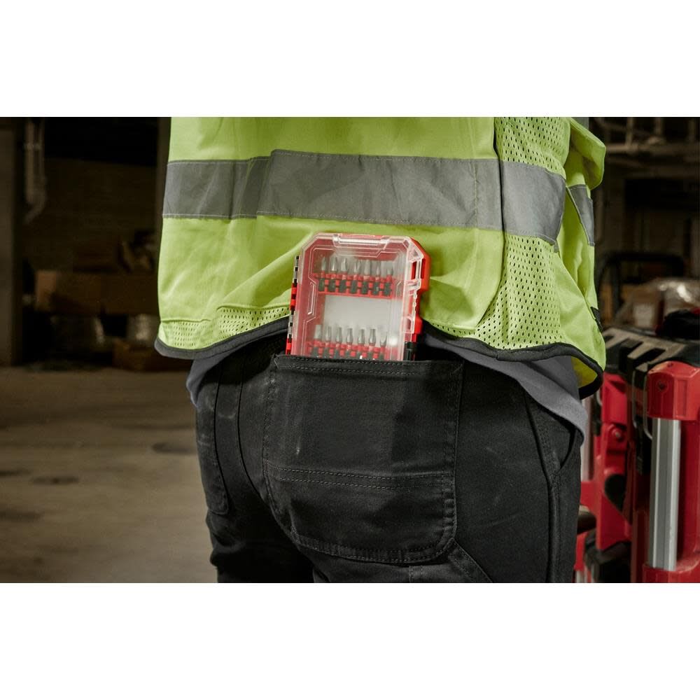 Juego de puntas de destornillador de impacto Milwaukee SHOCKWAVE de 100 piezas1