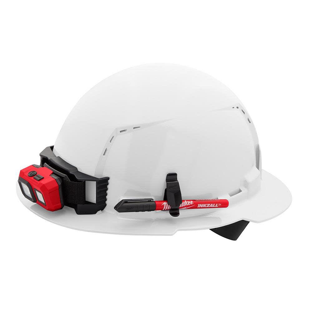 CASCO MILWAUKEE ALA ANCHA BLANCO CON SUSPENCION TIPO 1 CLASE C 48-73-12018