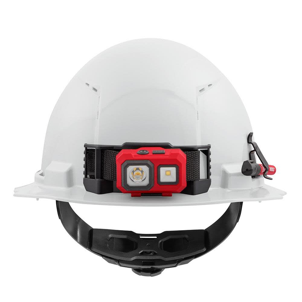 CASCO MILWAUKEE ALA ANCHA BLANCO CON SUSPENCION TIPO 1 CLASE C 48-73-12014