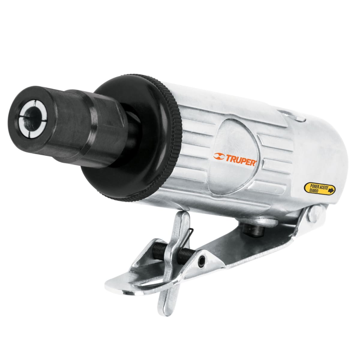 MINIESMERILADORA NEUMÁTICA, 1/4', KIT 16 PIEZAS TRUPER 168874